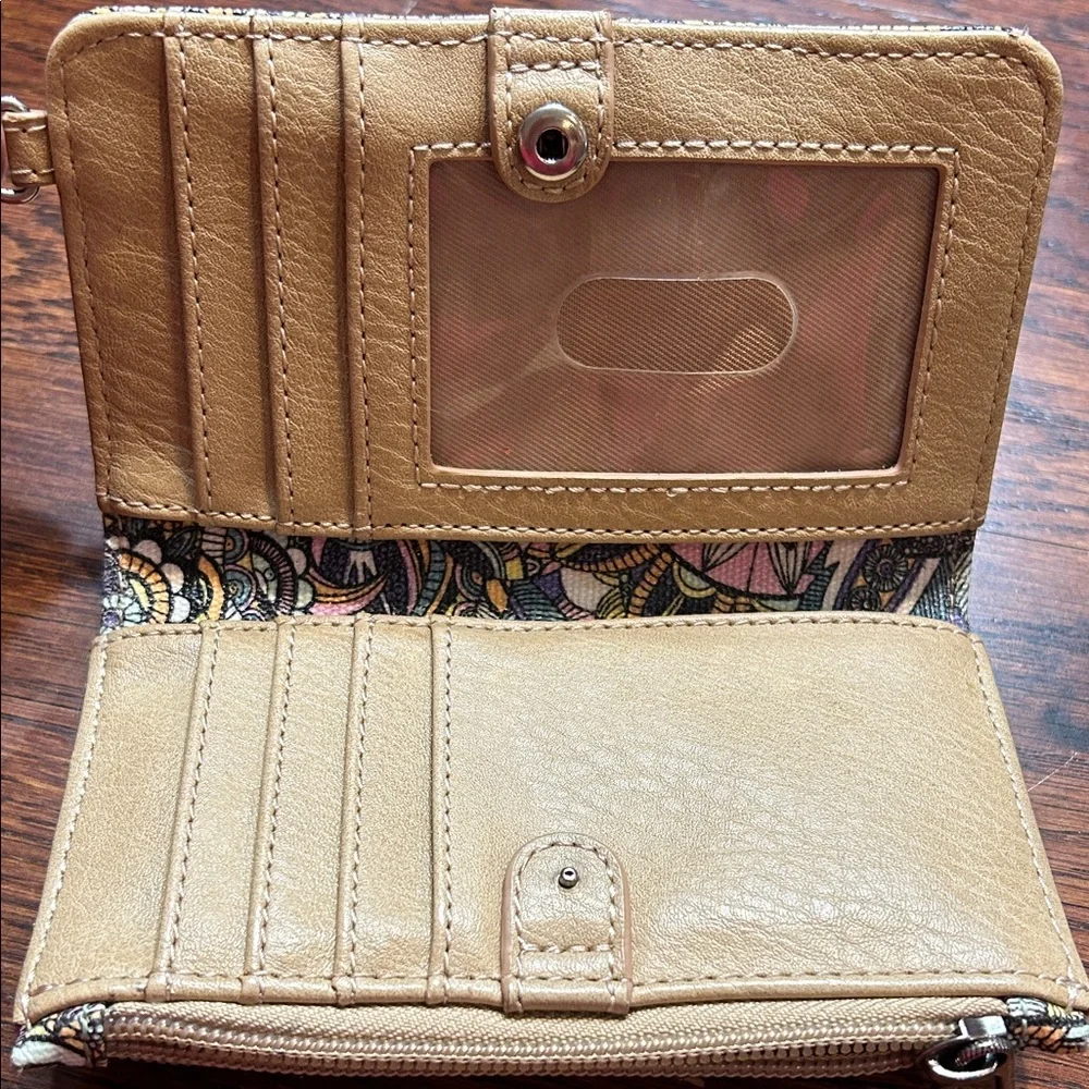 Sakroots Floral key chain card Wallet